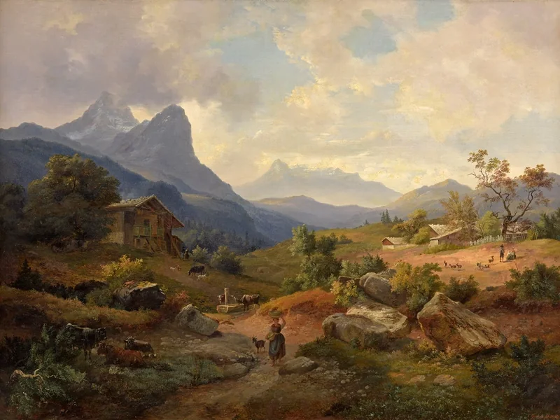 1810-Christian Grabau - Una giornata estiva